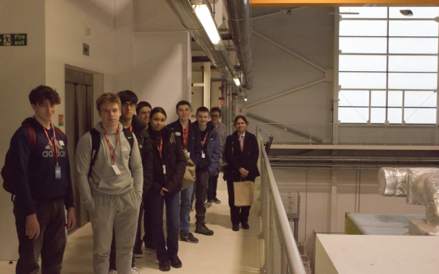 Students on tour for Particle Physics Masterclass