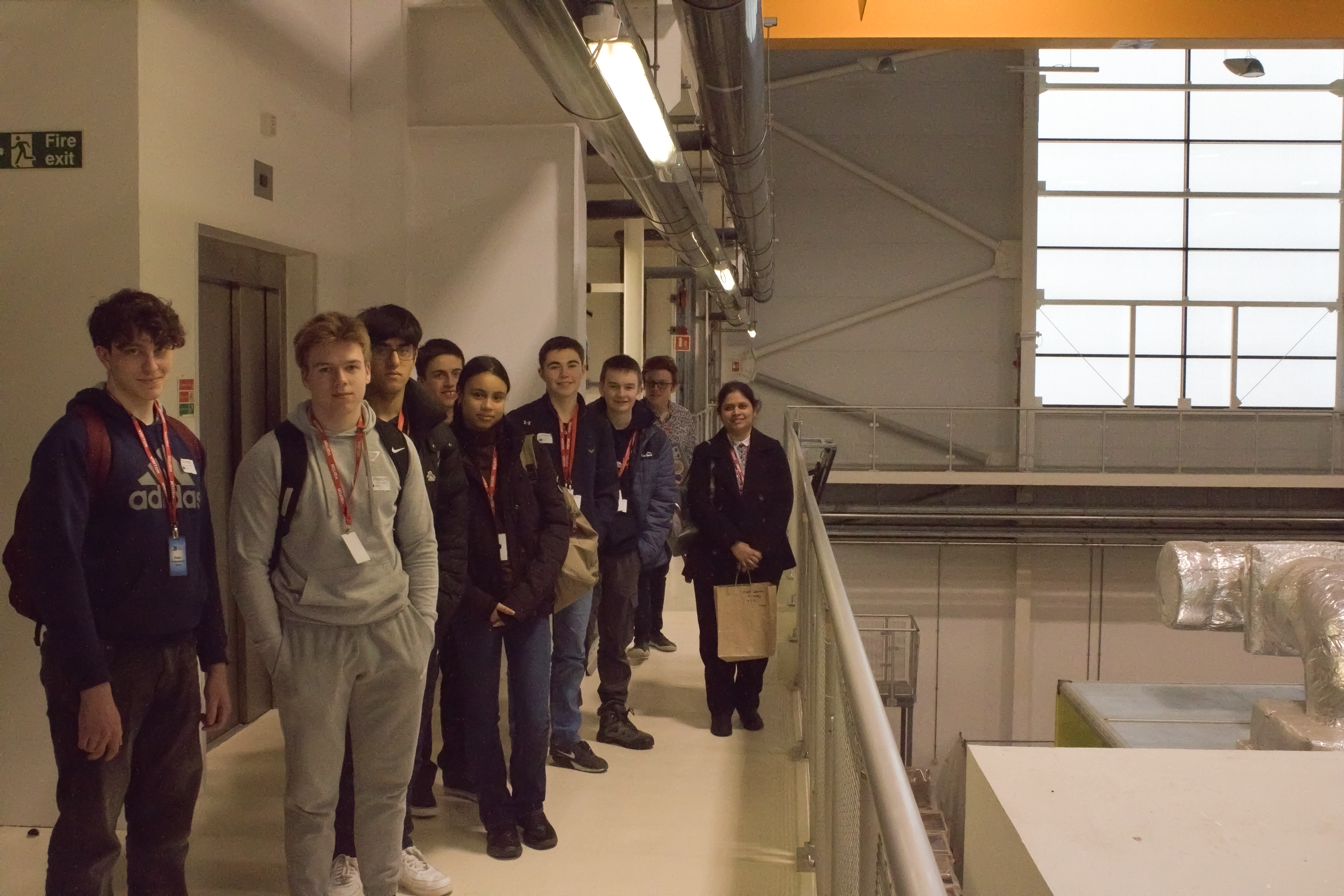 Students on tour for Particle Physics Masterclass