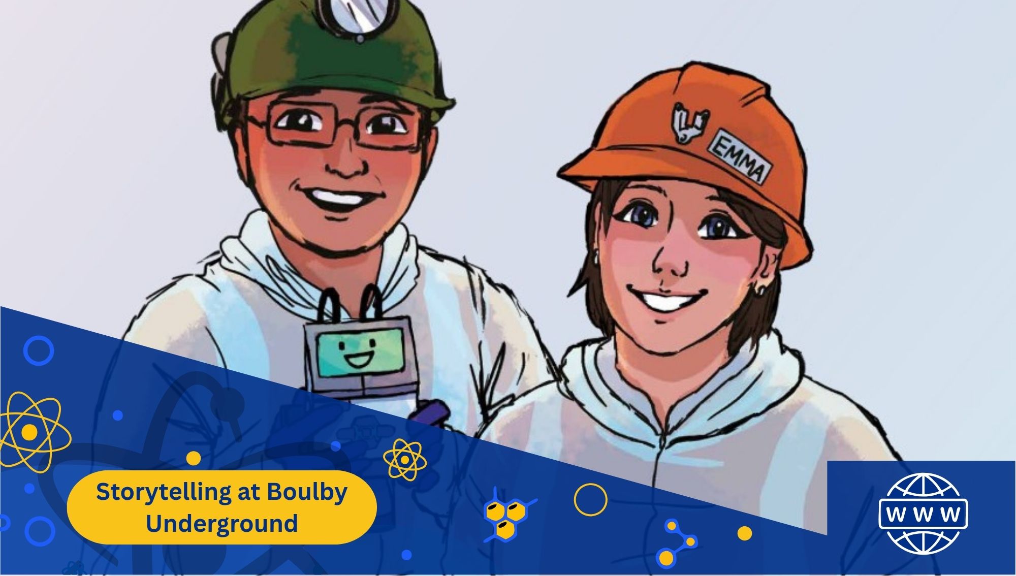 Online Storytelling at Boulby Underground Laboratory event poster