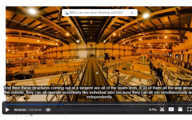 Screenshot of Particle Physics Masterclass online