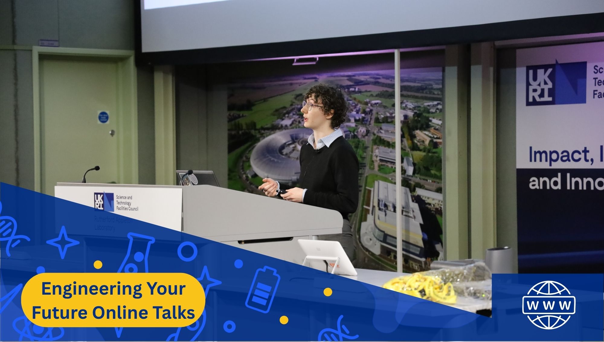 Engineering Your Future- Online Talks events poster